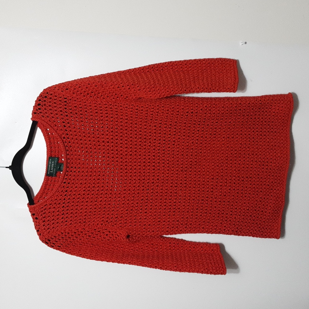 Lauren Ralph Lauren Crochet‎ Hand Knit Sweater
